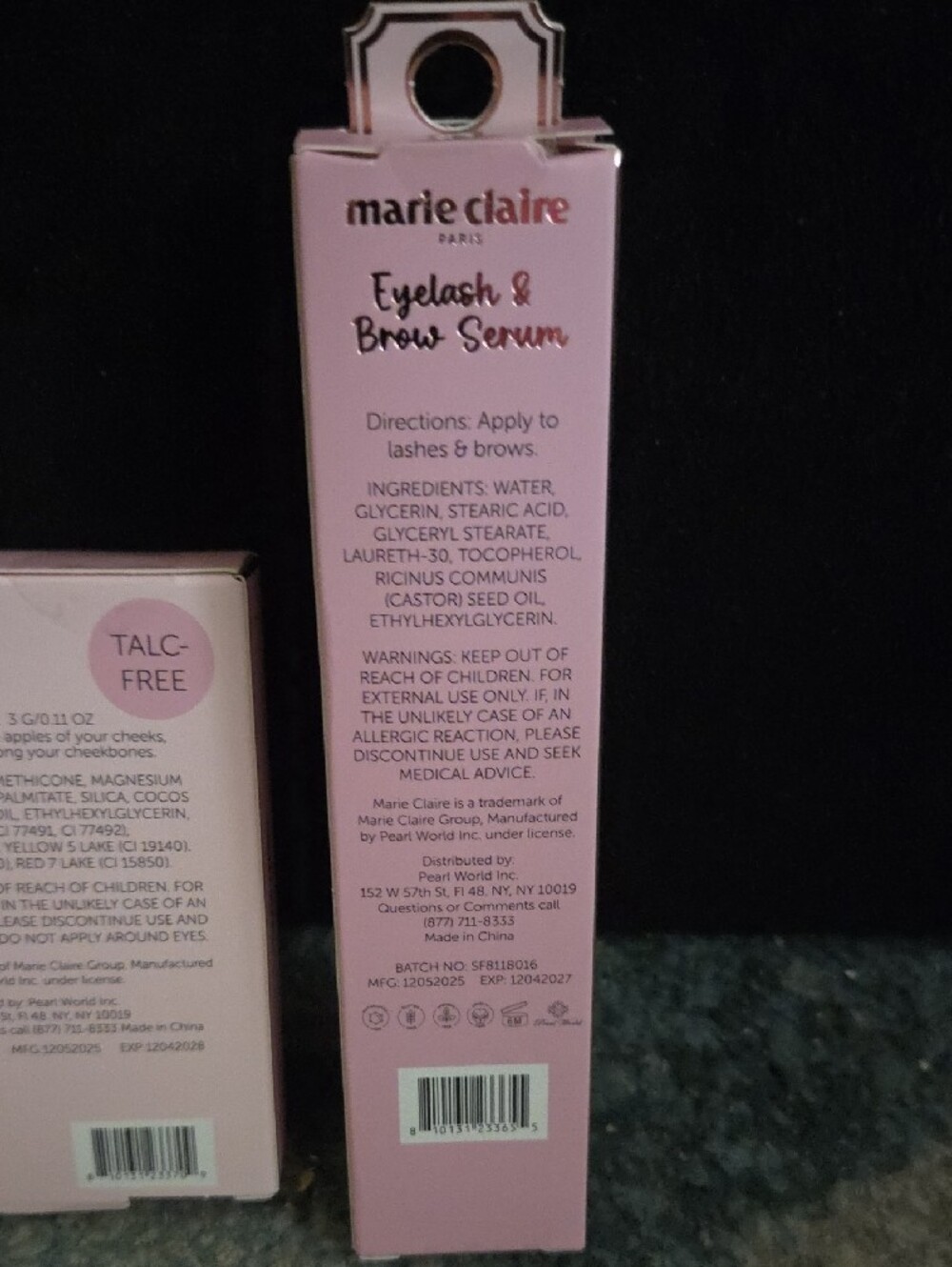 3 Piece Marie Claire Paris Face Palette & Eyelash & Brow Serum Set - Picture 5 of 5